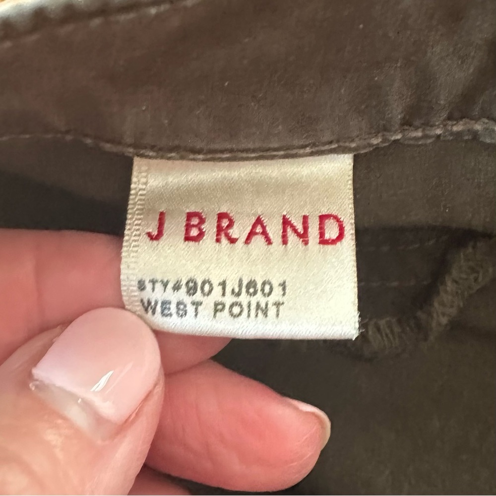 J BRAND West Point Olive Green Skinny Jeans - Picture 5 of 7